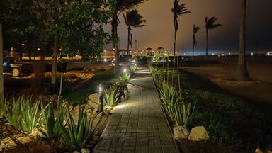 Lovely Evening on the pathway to Beach