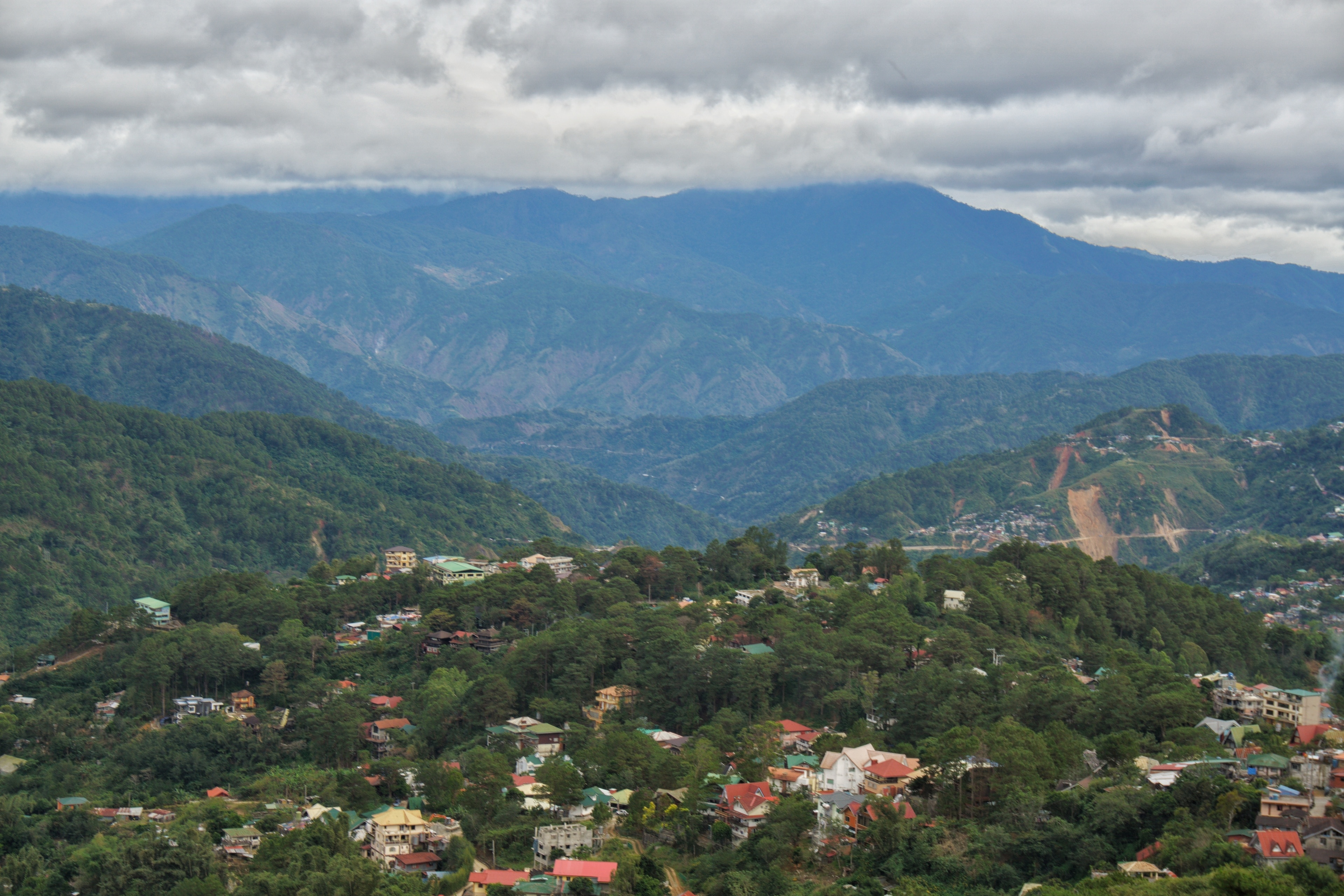 The mountains of Benguet in the Philippines