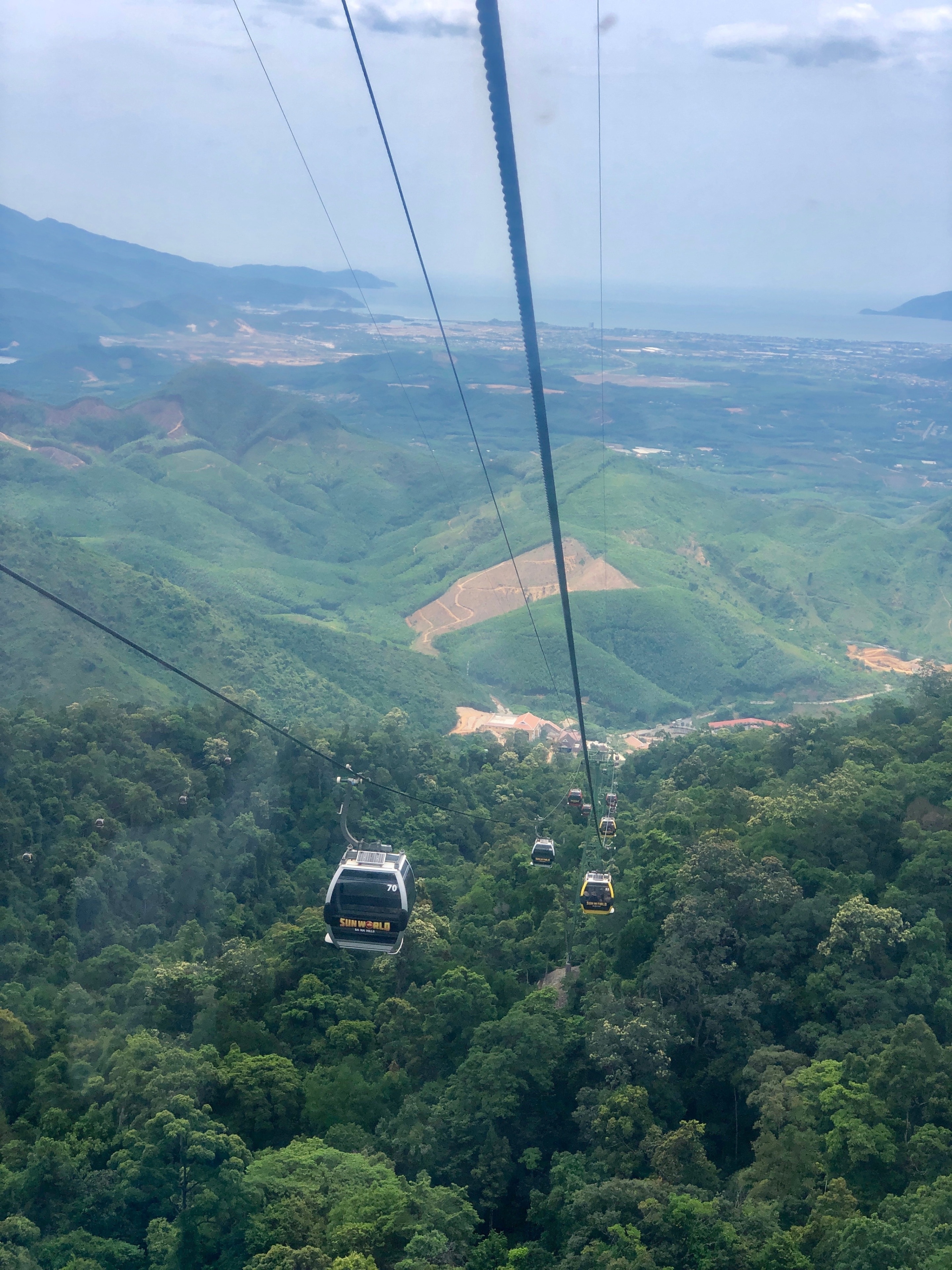 Cable car up to Ba Na Hills 