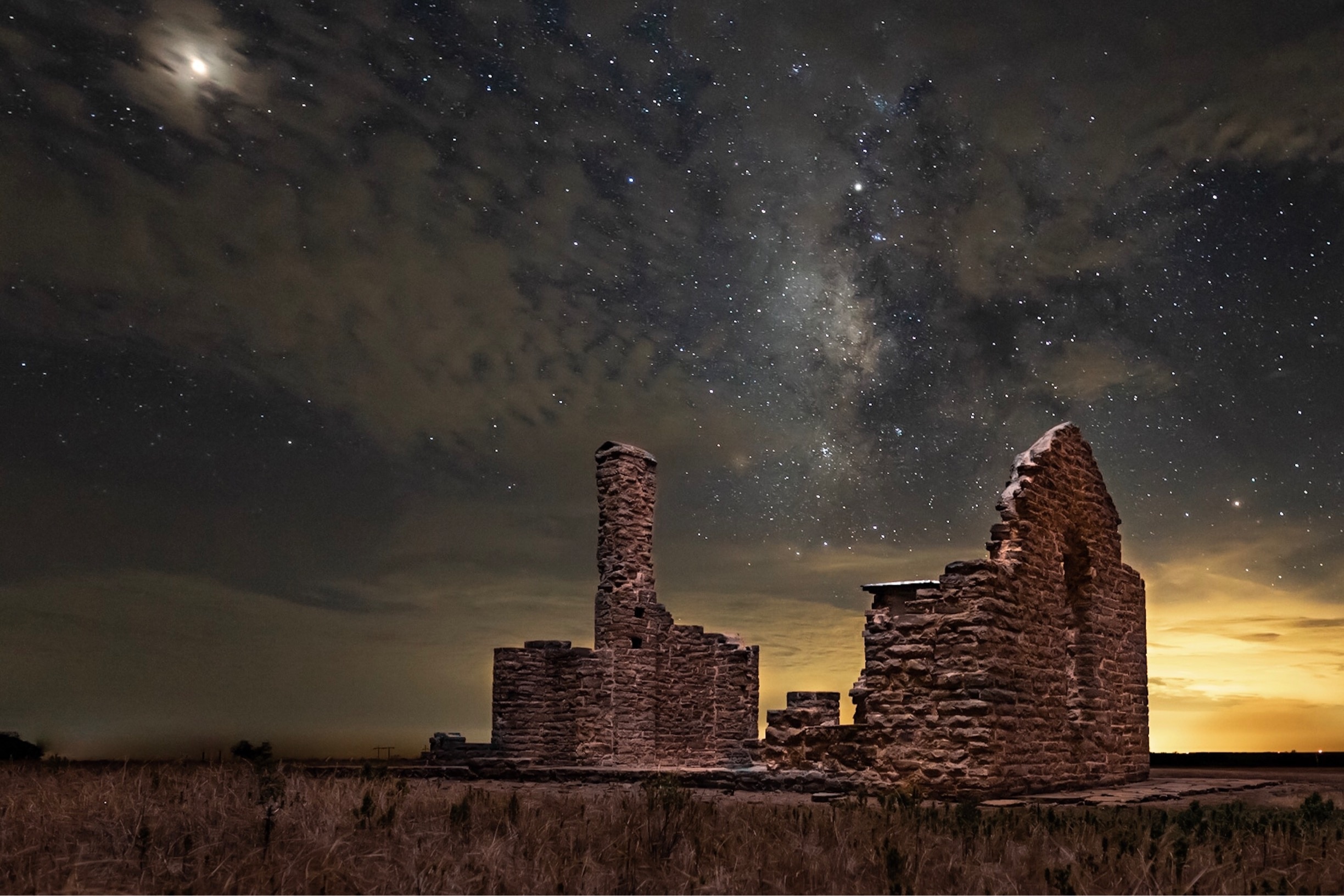 Fort Griffin has some amazing dark sky’s for night photography.