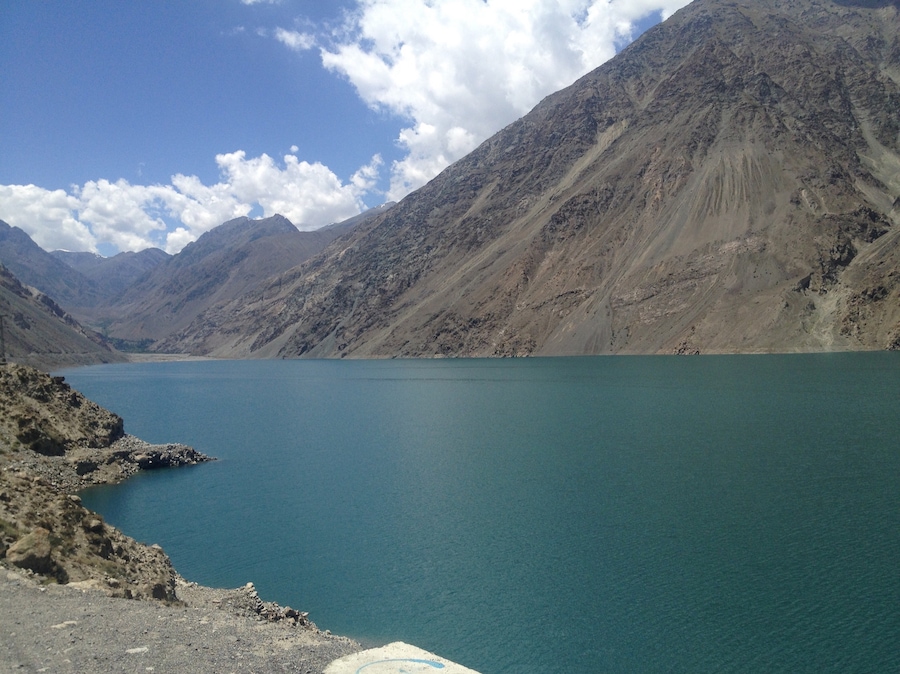 Natural lake surrounded by 7 mountains.