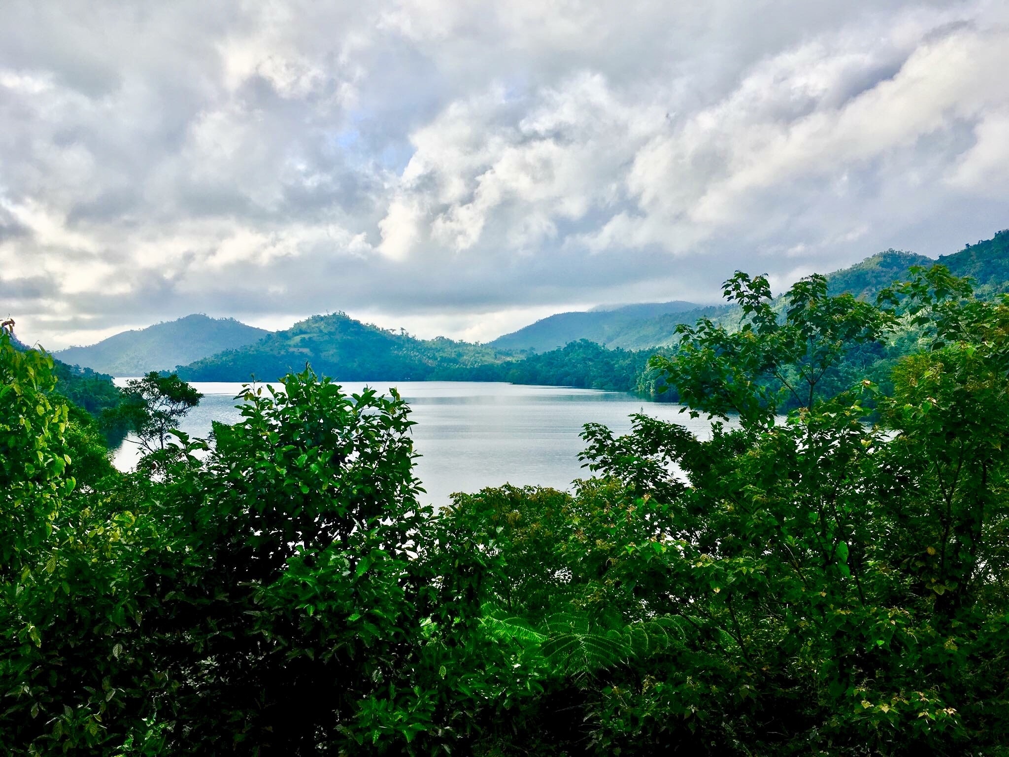 Lake Danao, Ormoc City Philippines, 2130 ft above sea level #Aboveitall #lake #green #mountain #nature #calm