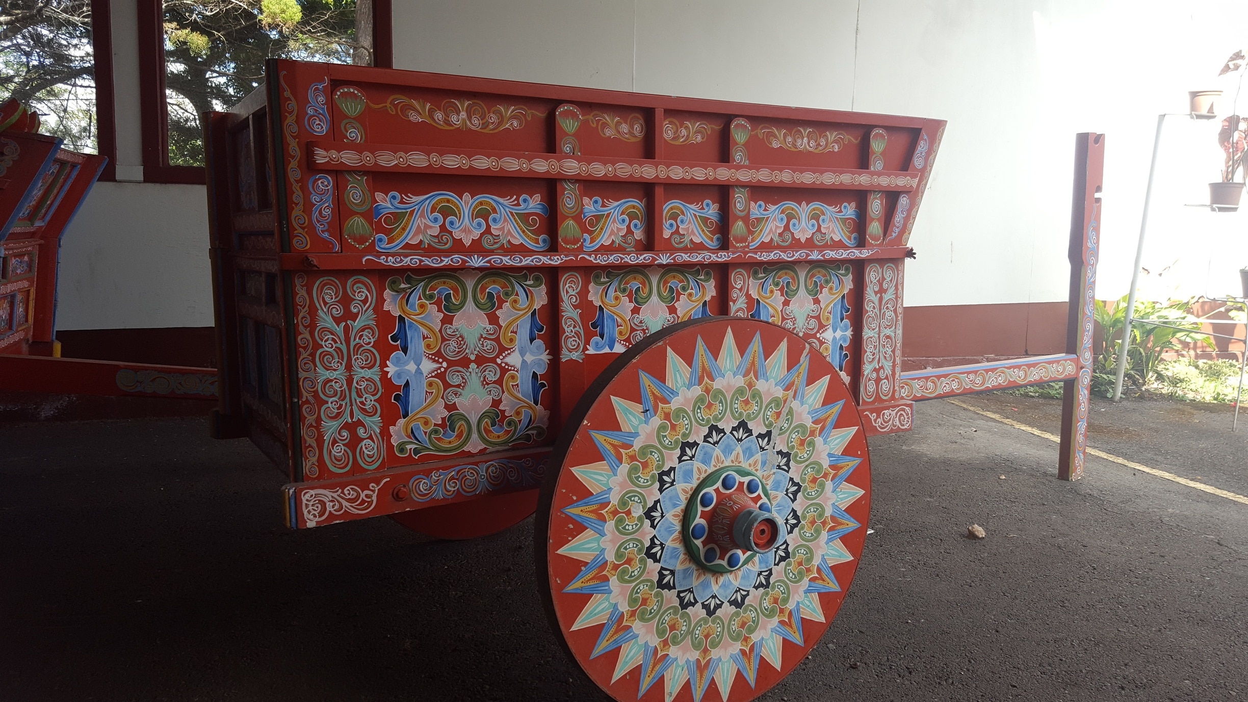 Traditional Costa Rican cart --the colors & patterns are so unique! #patterns