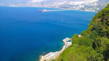 One of my favorite views in the world! This church is tucked away in the mountain tops of Hamâte, Lebanon. Walk through the church and exit to the back to be greeted with this breathtaking ocean drop scene. Such a magical and peaceful place.