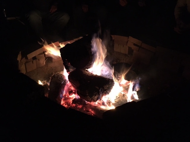 #SpringFun
Always fun to sit by the campfire and tell stories. 