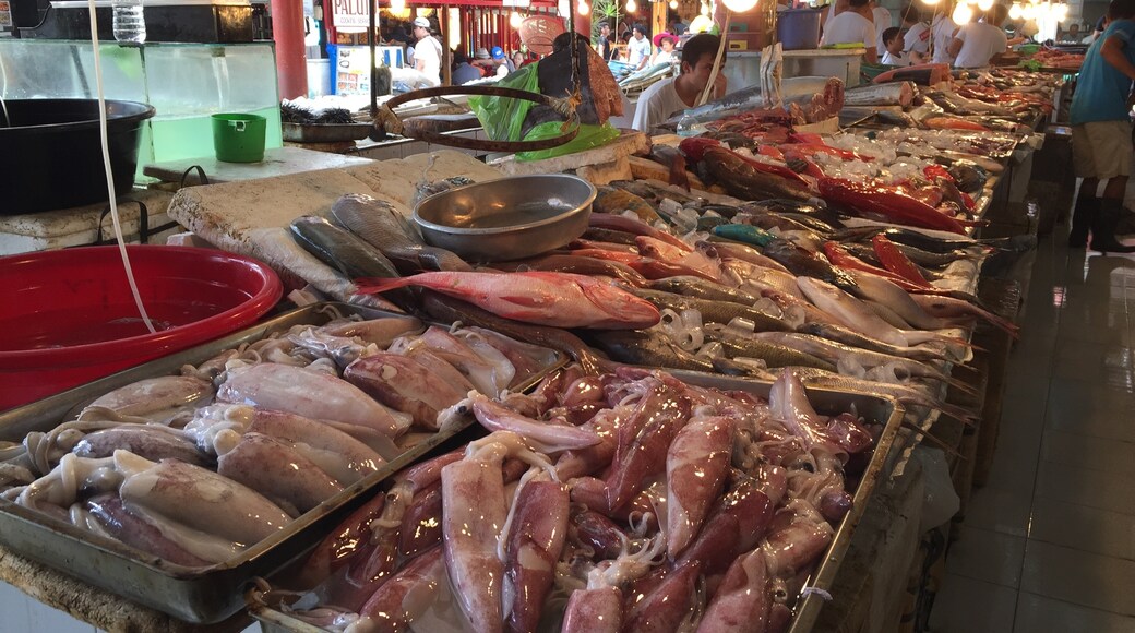 Pasar Talipapa, Pulau Boracay, Visayas Barat, Filipina