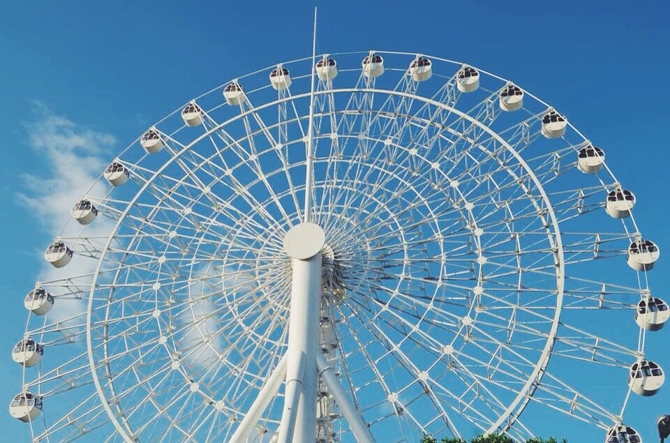 Pampanga Eye can be found in Sky Ranch within the compound of SM City in San Fernando, Pampanga. It is the tallest ferris wheel in the Philippines at 65ft that will let you view Mt. Arayat and nearby municipalities. Sky Ranch can be reached via North Luzon Expressway. More than 20 thrilling rides are available at this newest adventure park North of Manila. #Blue 