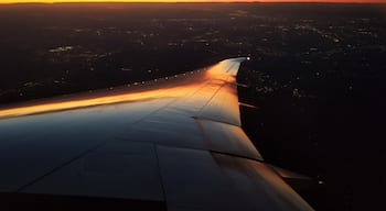 Landing at Heathrow at sunrise :)