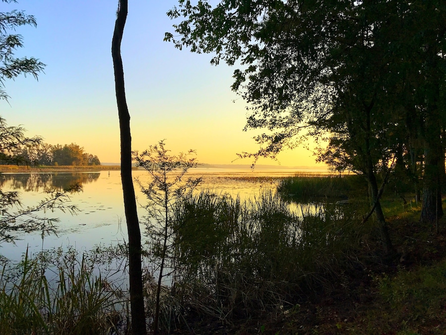 Sun rise on Lake Seminole