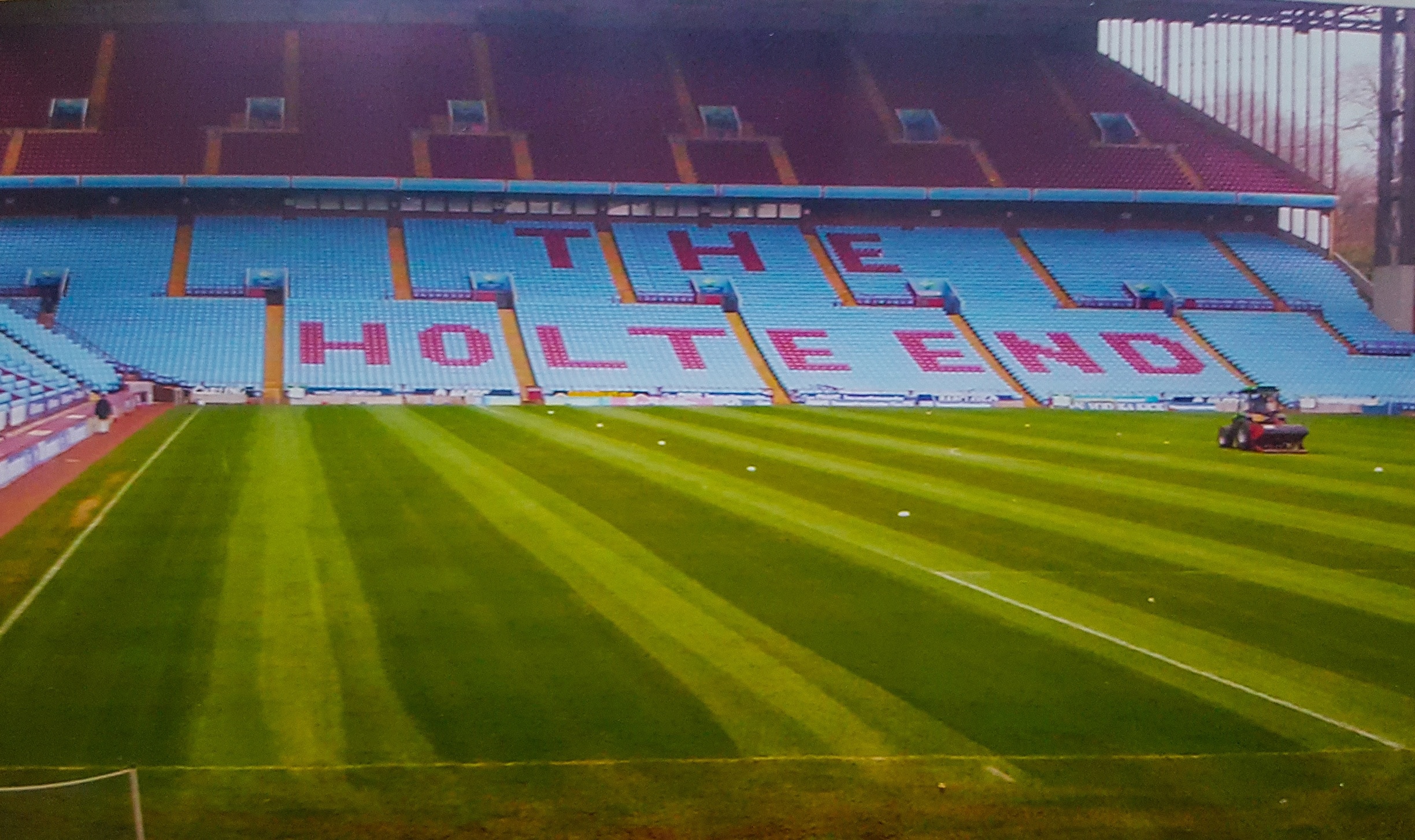 The famous Holte End at Villa Park - home of Aston Villa. They didn't actually offer stadium tours, but I sweet talked security and was allowed to explore the whole place unattended! 
