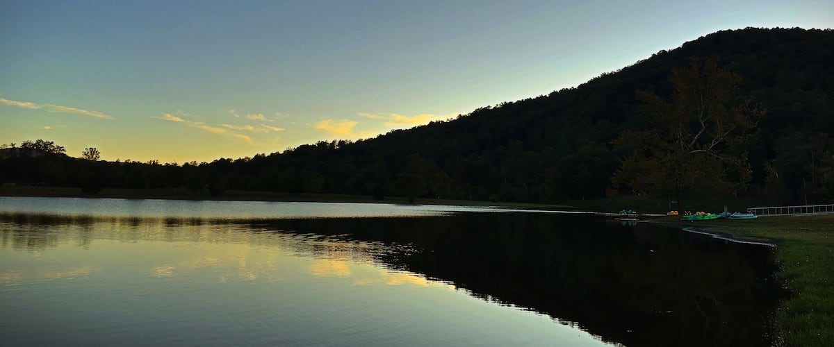 Nice little lake in Indian Mountain State Park.
