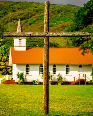 Nice place to stop and take photos of the church in Molokai #church #churches #molkai #Perspectives