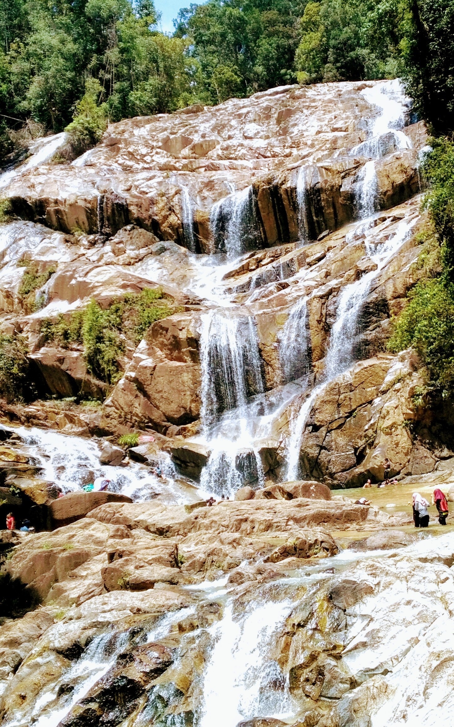 The view of Sg Pandan ,Waterfall, Kuantan, Malaysia