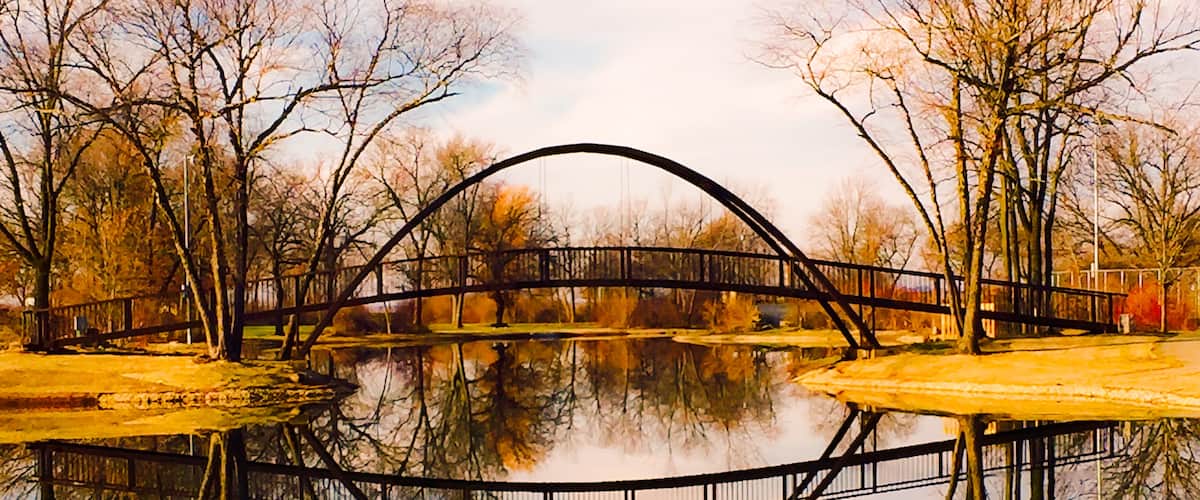 This spot is an ice rink in the winter but a beautiful place to spend the day in the city of Madison #adventure