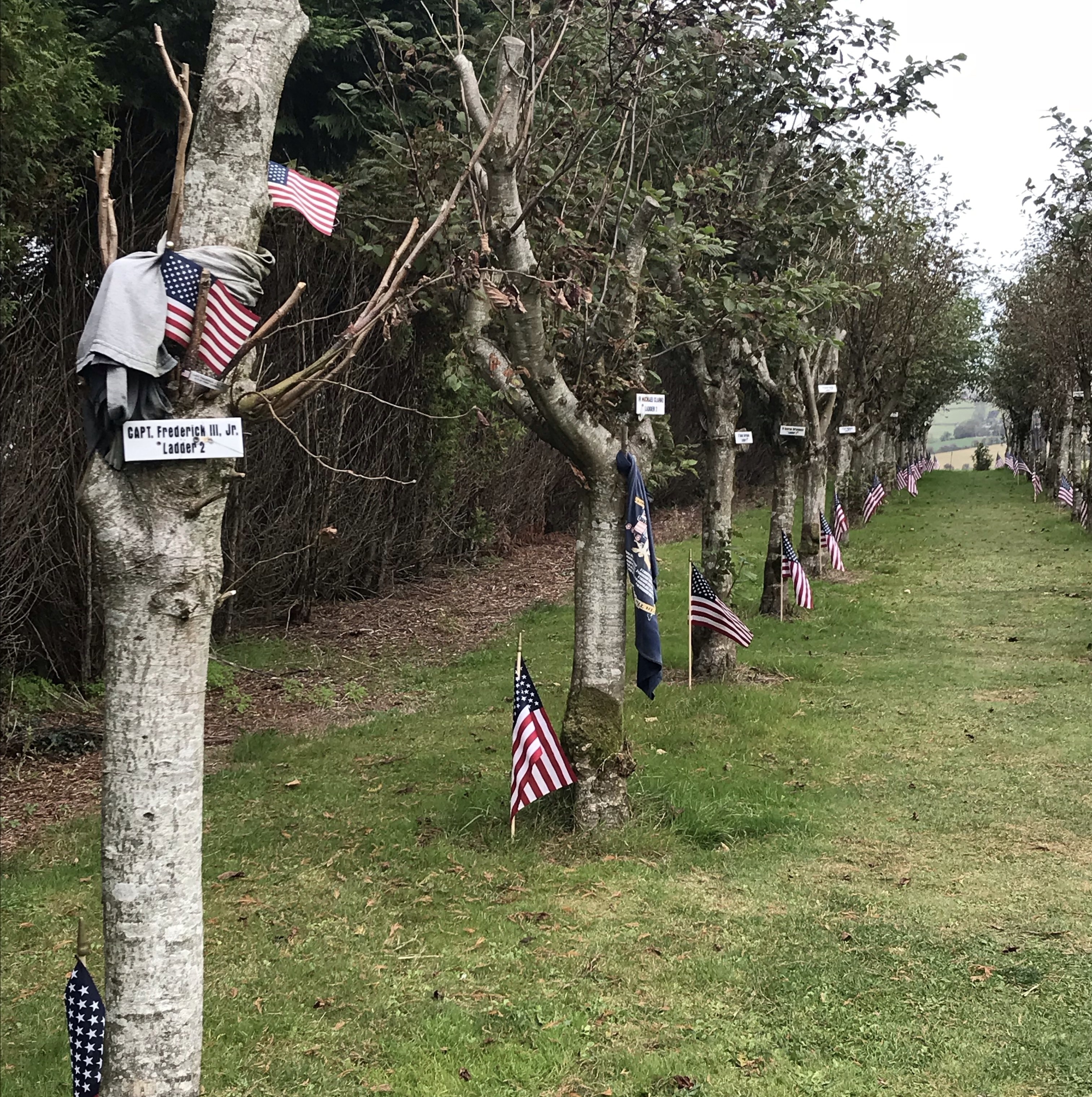 9/11 Remembered with planted trees for each Fireman lost. #Adventure