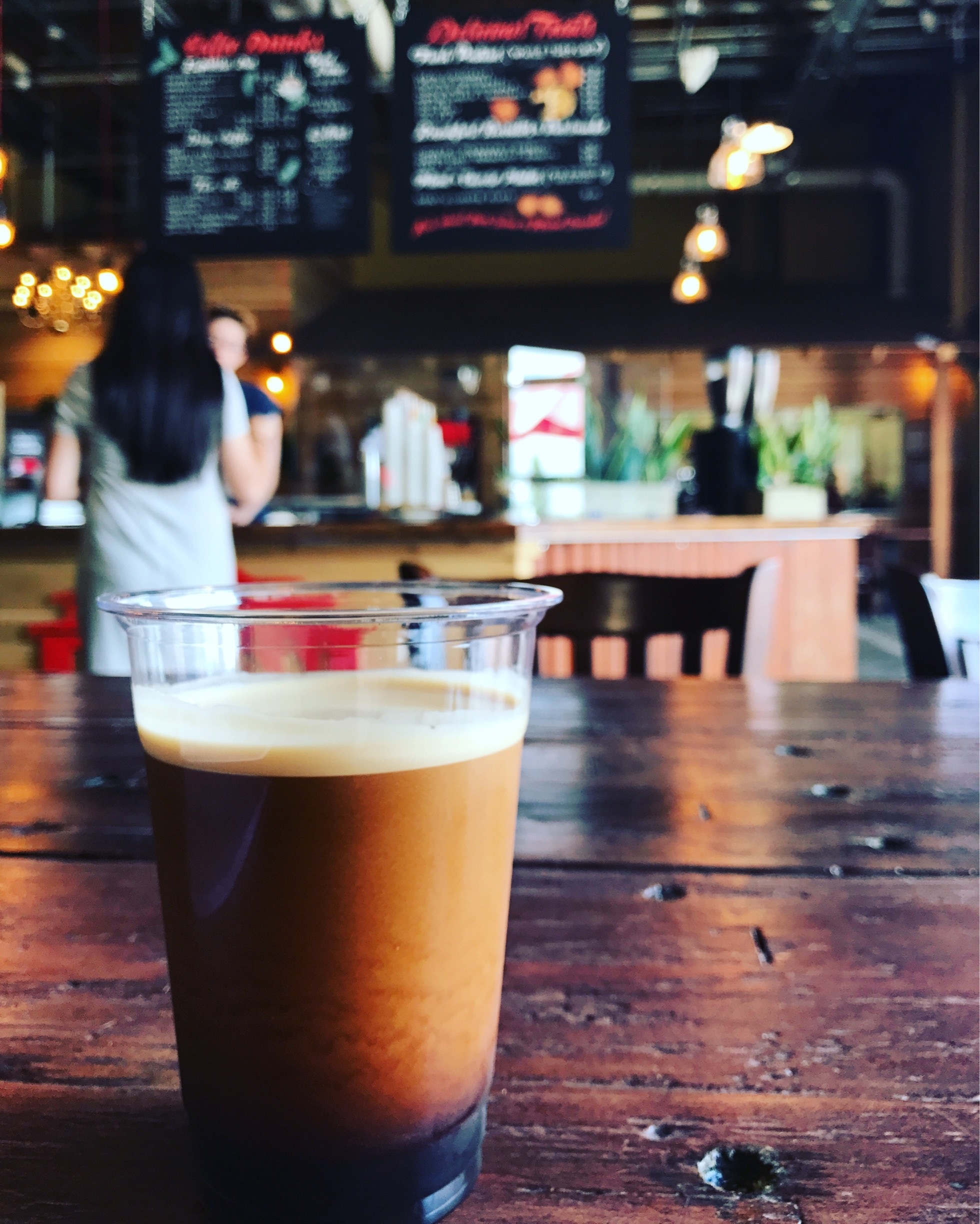 I found Logan House and their Nitro Cold Brew (cold brew coffee infused with nitrogen) at The Stanley Market in Denver today. Great atmosphere and this brew was definitely on point. 