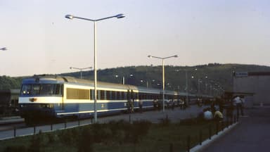 Knin railway station 1973