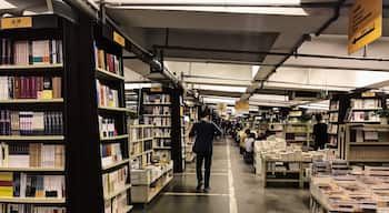 Old bomb shelter, turned government parking garage, turned awesome bookstore.