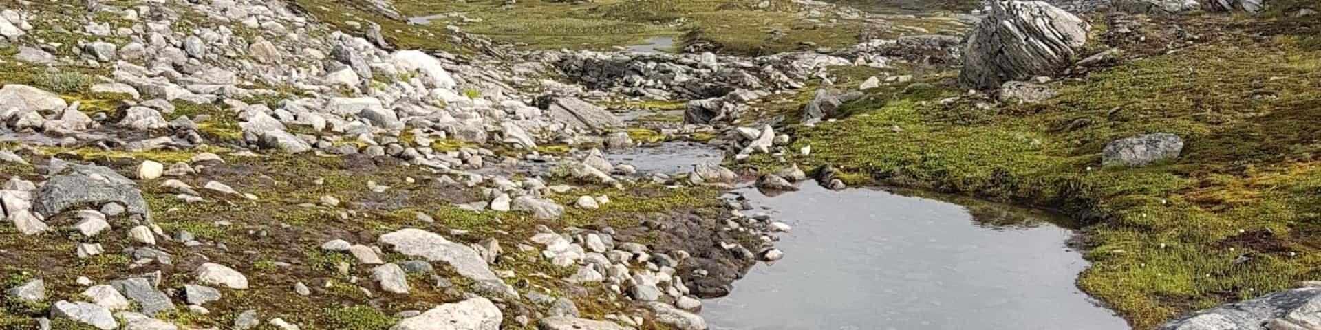 Great hidden camping spot, there is a lake view and small waterfalls everywhere. Jut take gravel road off the main road, near the small river and hut seen on the photo.