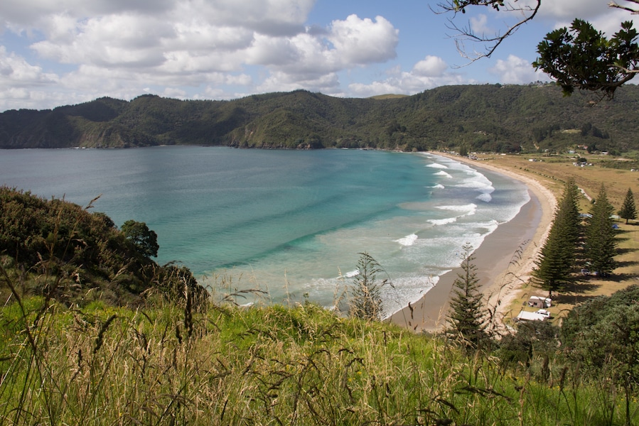 A beautiful beach in the north of the country.