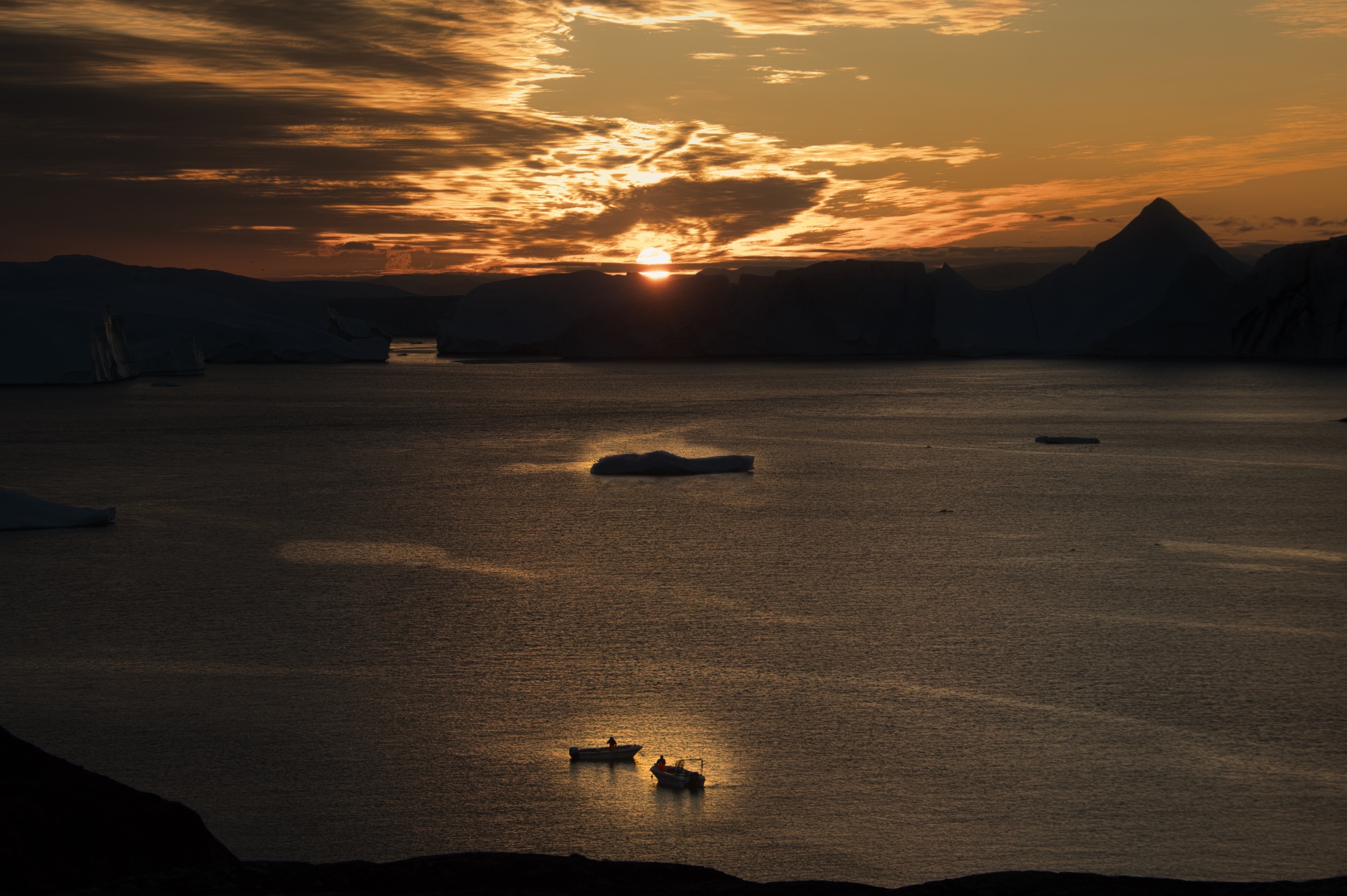 Midnight sun, Ilulissat