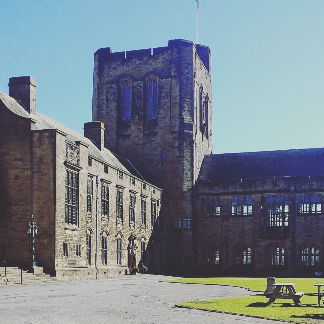 Sorry not hogwarts just a very old building at Bangor university #endlesssummer #lush