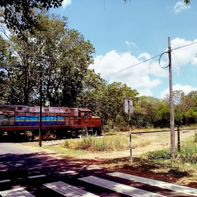 Train station at Habarana.