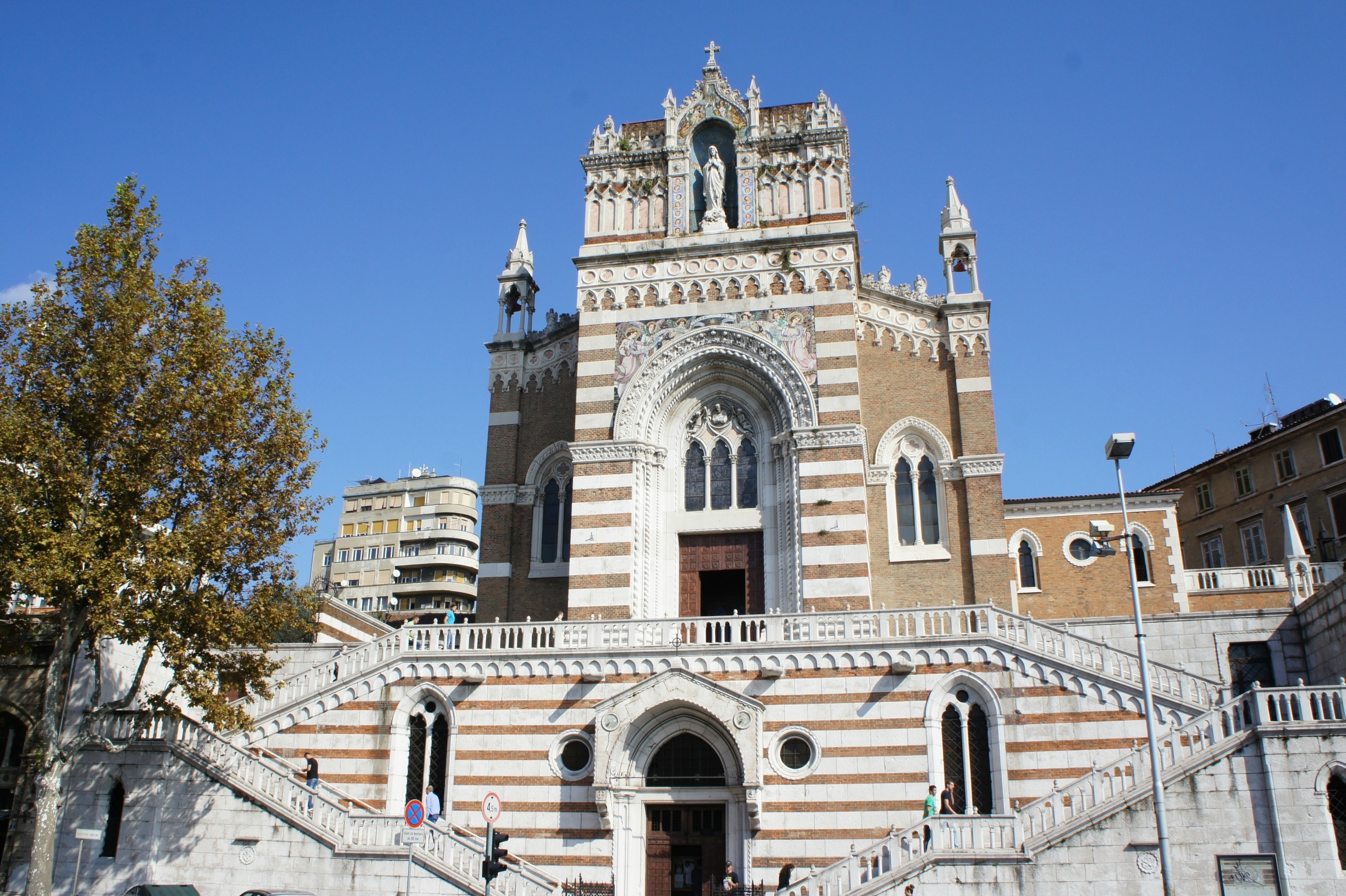 The Capuchin Church of Our Lady of Lourdes in Rijeka.