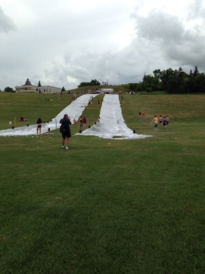 Fun slip and slide!