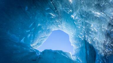 Down a wind blown ice cave with just this shaft for light. Blue Ice Vs Blue Sky.
#bvsquad #bvsblue