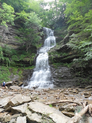 Beautiful roadside falls near the New River.