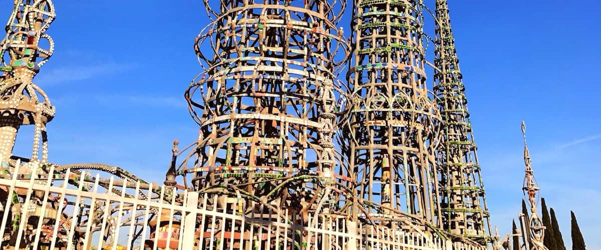 One mans life work, the historic Watts Towers