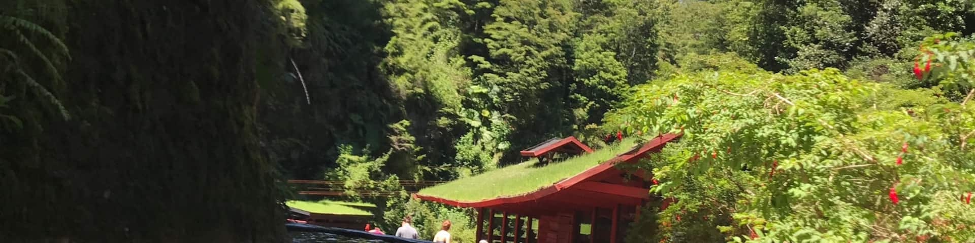 One of the more popular hot springs. Filled with natural Waterfalls and a big one also the coldest at the very end.