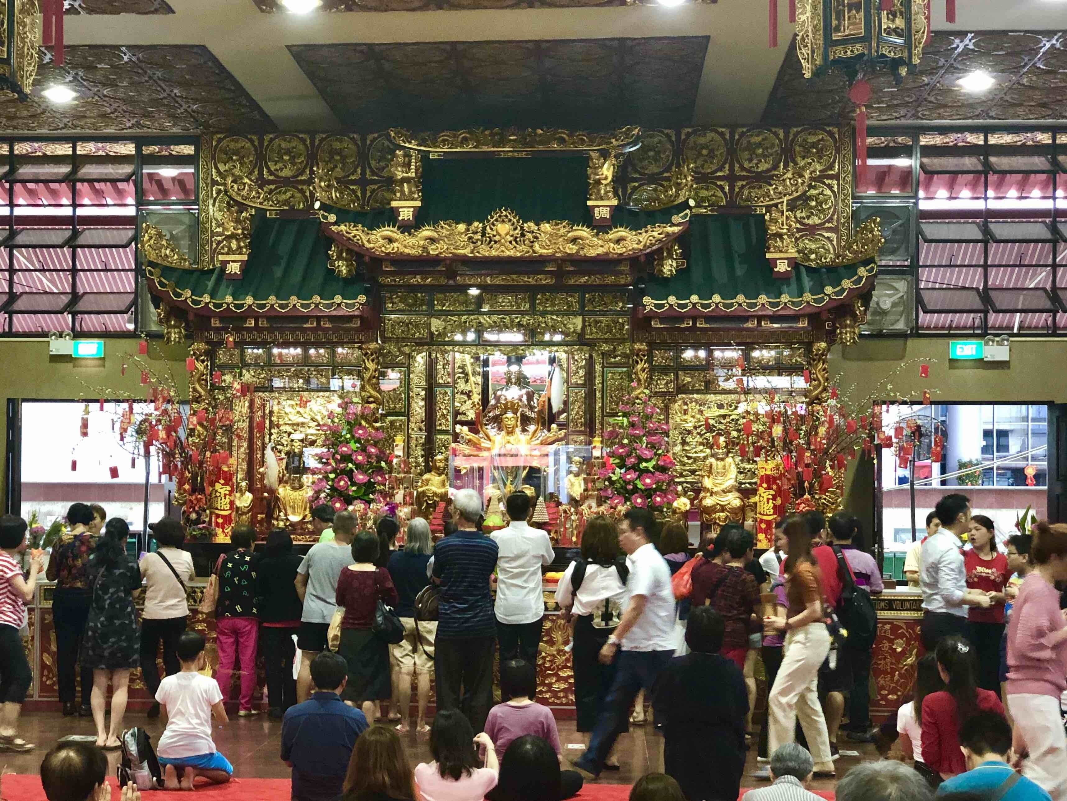 Famous Chinese Temple in Waterloo Street