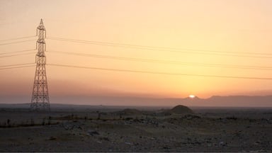 On the road between sharm el sheikh and Cairo . 


