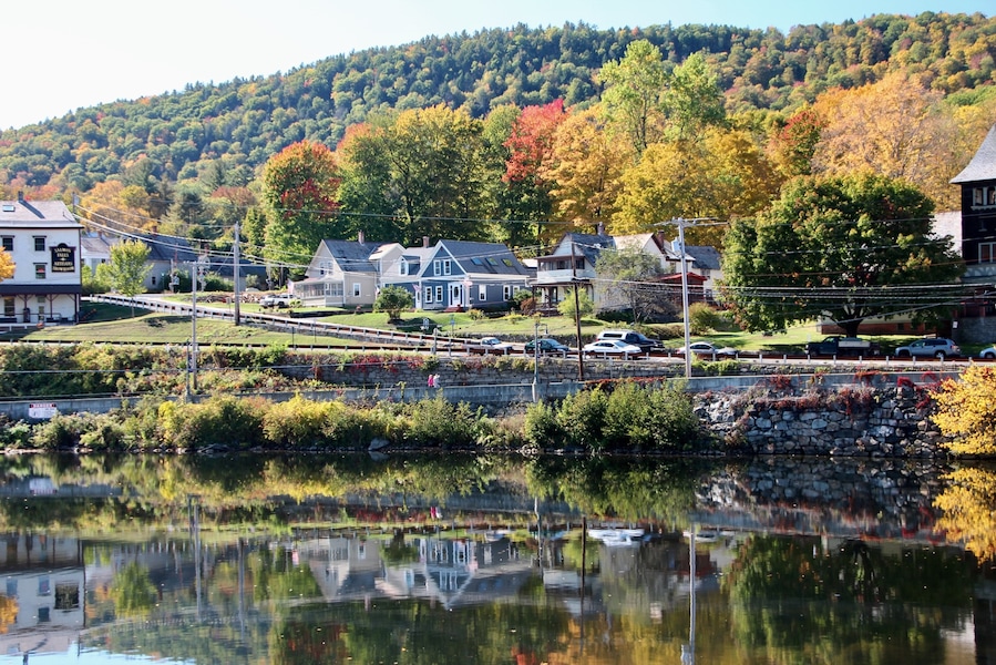 Shelburne MA is a nice historical village with a nice bridge of flowers