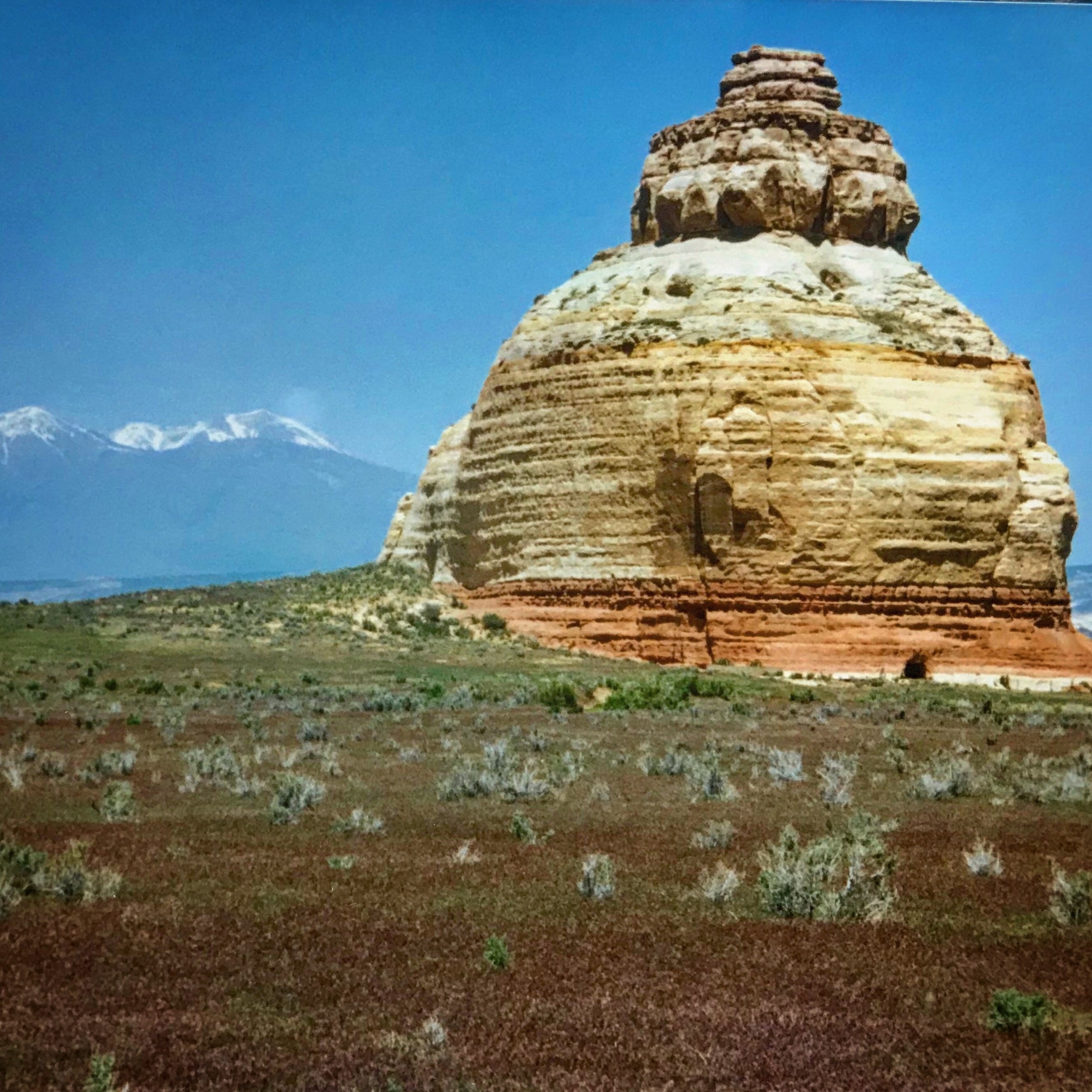 I don’t think Bears Ears existed as a National Monument when I shot this in 1987. Why didn’t they have geotagging with 35mm? #oldschool #filmphotography  
