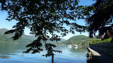 Lake Orta, one of the smaller but very pretty Italian Lakes. Orta San Giolio itself is beautiful, a world heritage site.