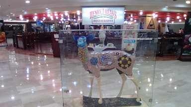 A nifty deer artwork in the Guadalajara airport
