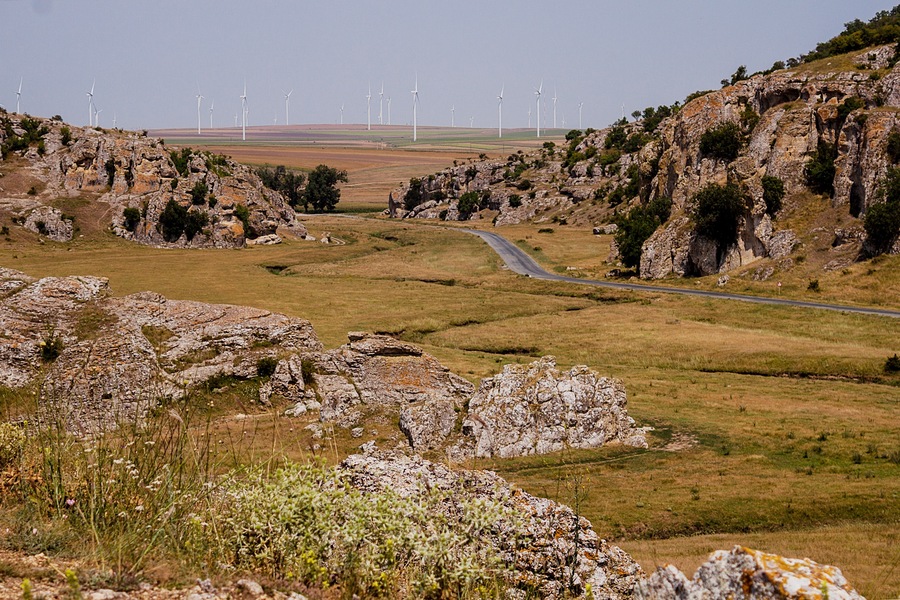 Dobrogea Gorges Reserve, great place for a hike or a ride. This canyon is at about 40 km from the Black Sea. The rocks are former coral reefs from the ancient Tethys ocean. A perfect place for night photography.