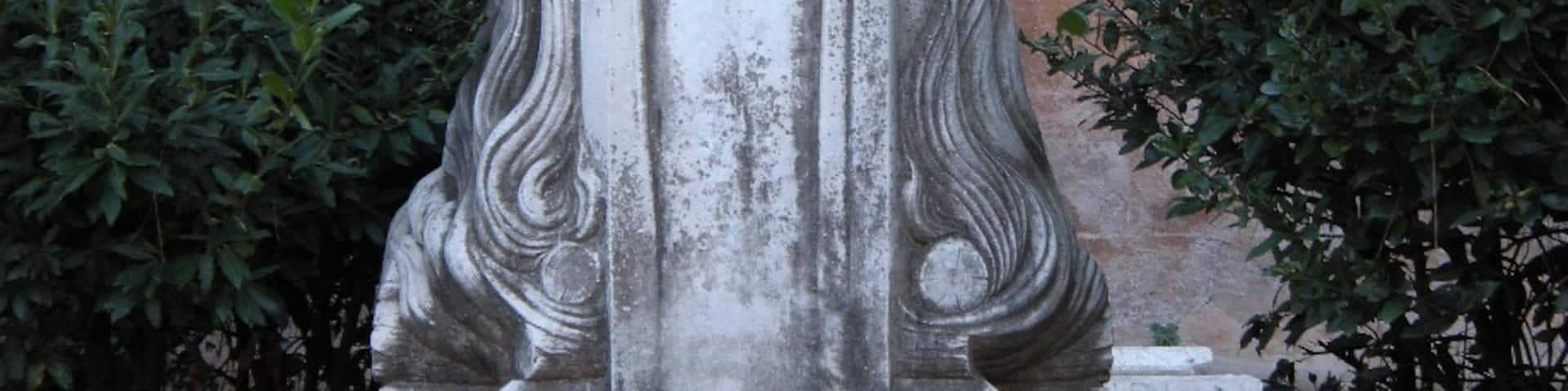 #TroveOn
 
In a small park situated next to the wall of Basilica Ss. Bonifacio E Alessio on Aventine Hill you will find the moving 'Monumento A S. Giovanna D'Arco' or Monument to St. Joan of Arc. Created by a French artist in the early 1900s, this touching statue depicts the poor girl in the last moments of her life as she is burned alive as a heretic.