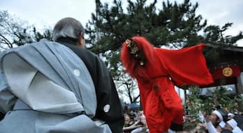 Dragon dance festival at Hakusanjinja