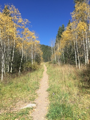 This trail that takes hikers through the Pecos River Valley offers beautiful views of the Pecos National Wilderness Area northeast of Santa Fe, NM