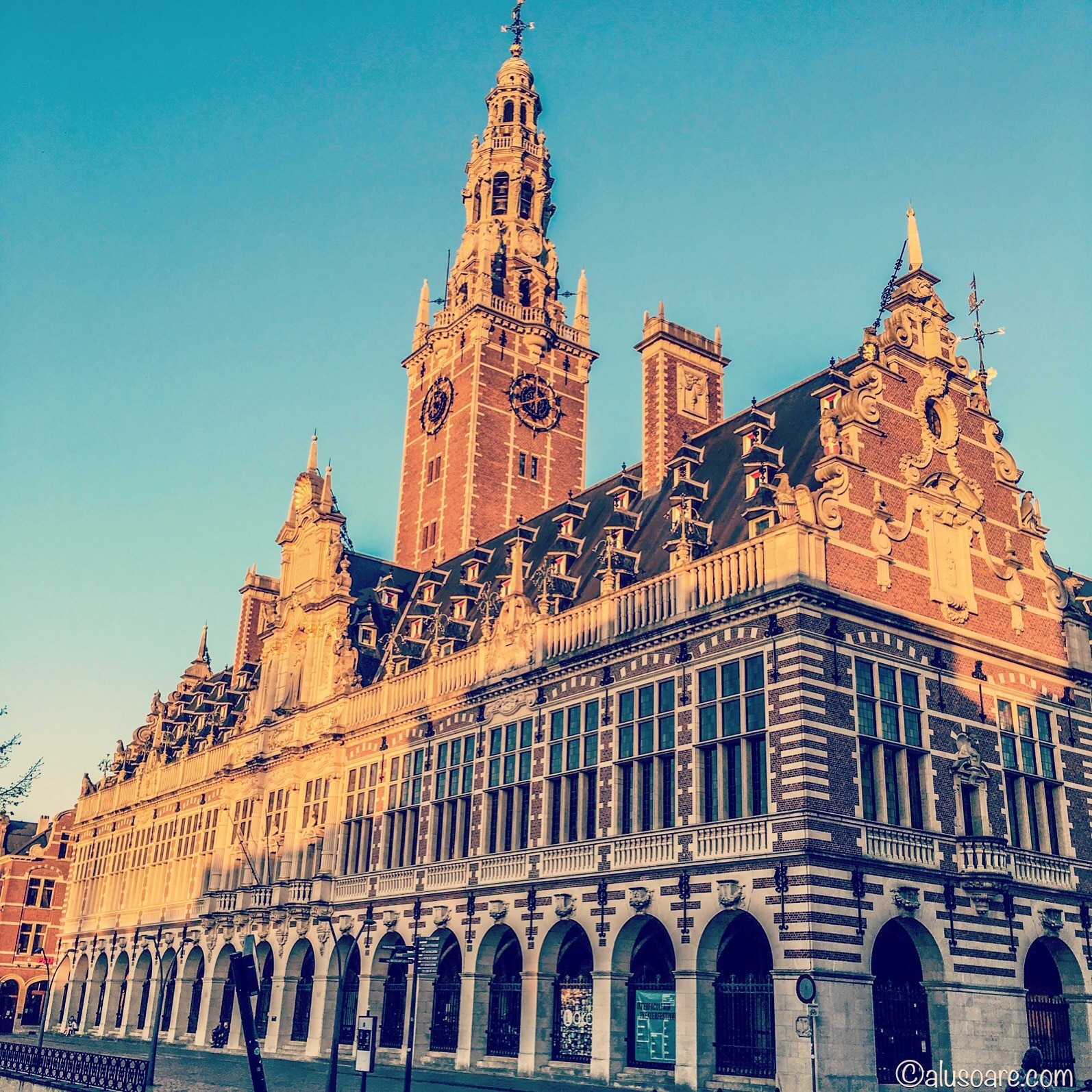 Central library of the university of Leuven on a sunny day! Stunning, right? What I mostly love about this building is the view over the city from the top! 