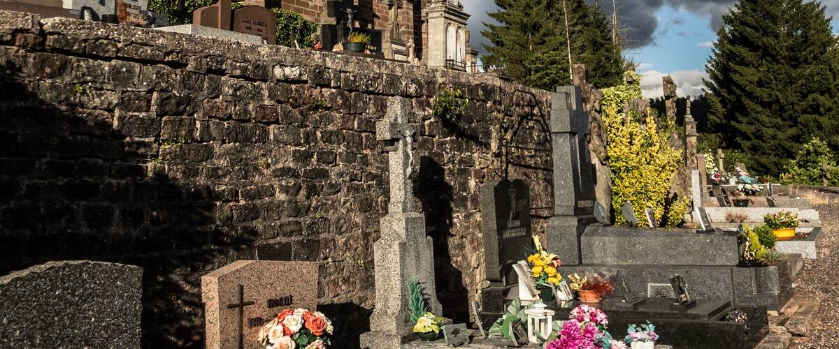 The beautiful Military Cemetery at Abreschviller