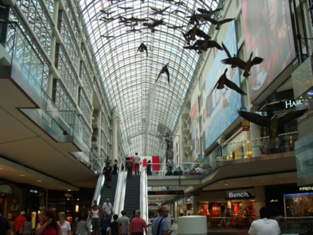 HISTORY - The Toronto Eaton Centre opened its doors in