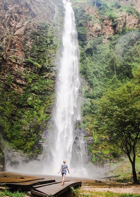 The Wli Waterfall in Ghana's Volta Region. The country's highest waterfall and still one of the most impressive sights I've witnessed. It's an easy walk from the villa and well worth the trip from Accra.