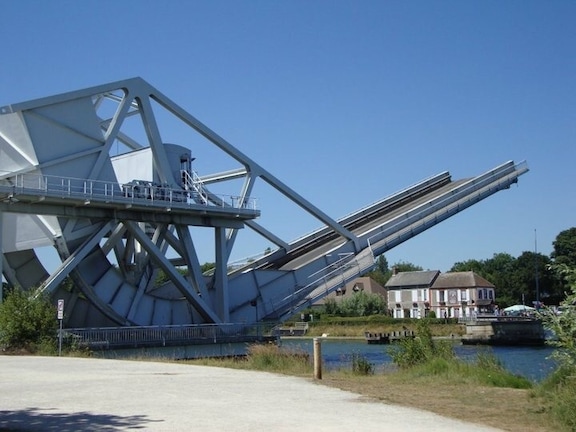 Pegasus Bridge in Normandy.