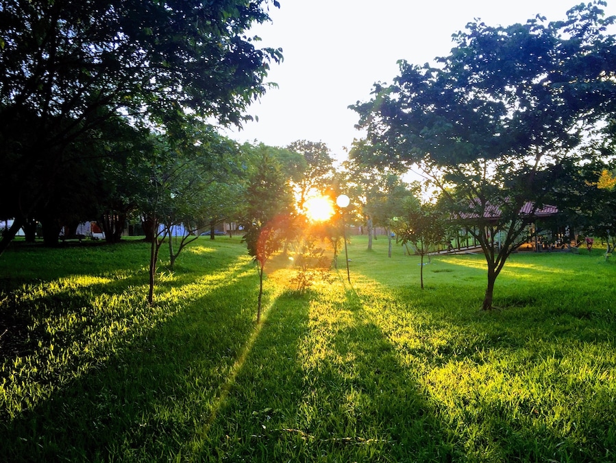 Lindo pôr do sol no parque Buracão!!
