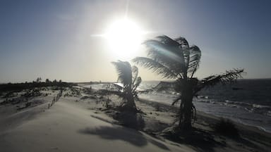 In the northern Brazilian state of Maranhao it is located Atins. The natural access to the Lencois of Maranhao it is also well-known for its winds which are making this small village a popular destination for kite surfers #LifeAtExpedia